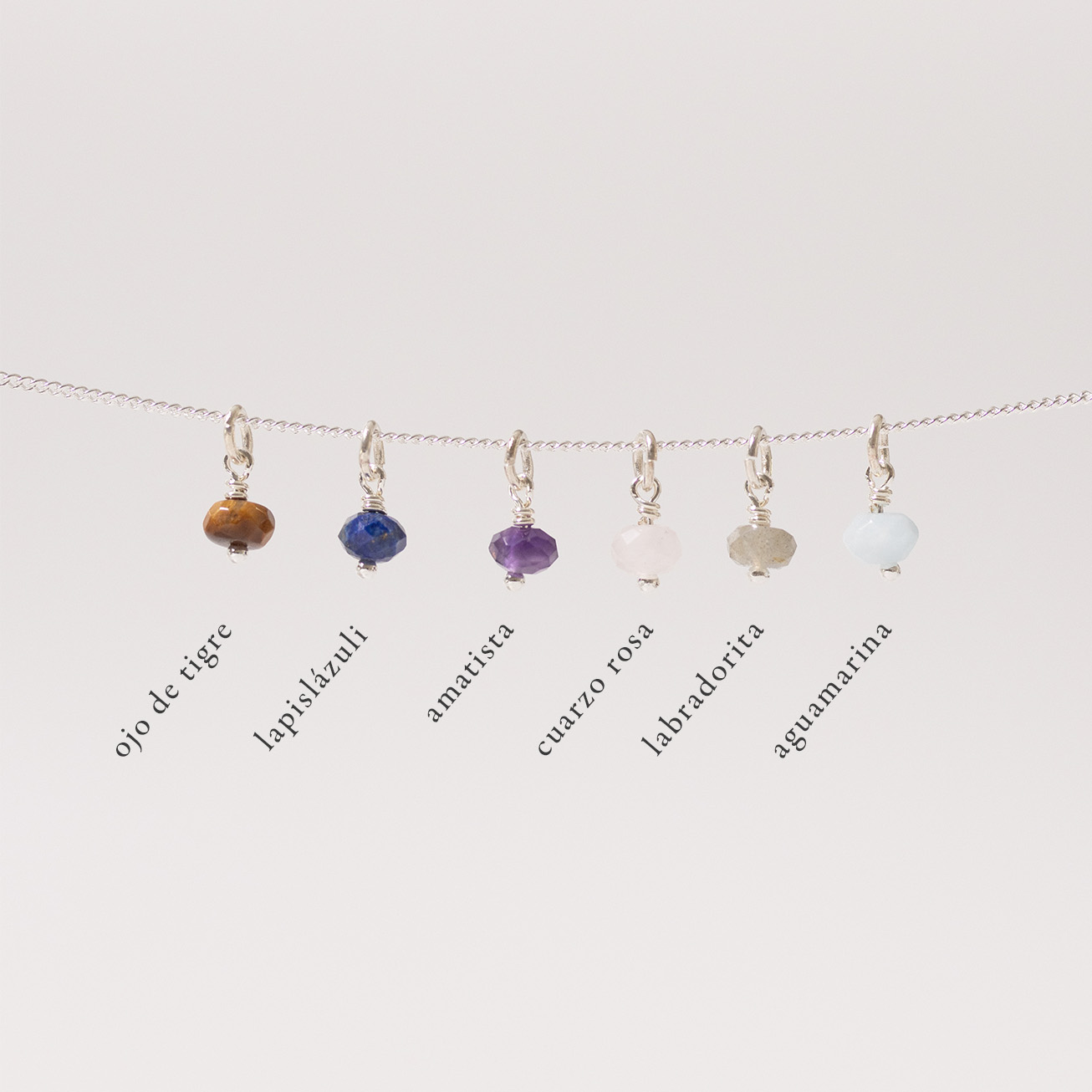 Llamador de ángeles <i>Aurora</i> plateado